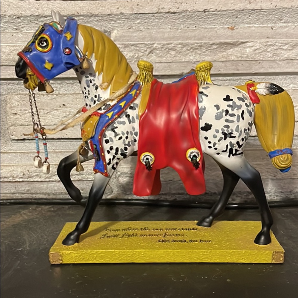 The Trail of Painted Ponies- Runs the Bitterroot #12280 By Kevin Kilhoffer